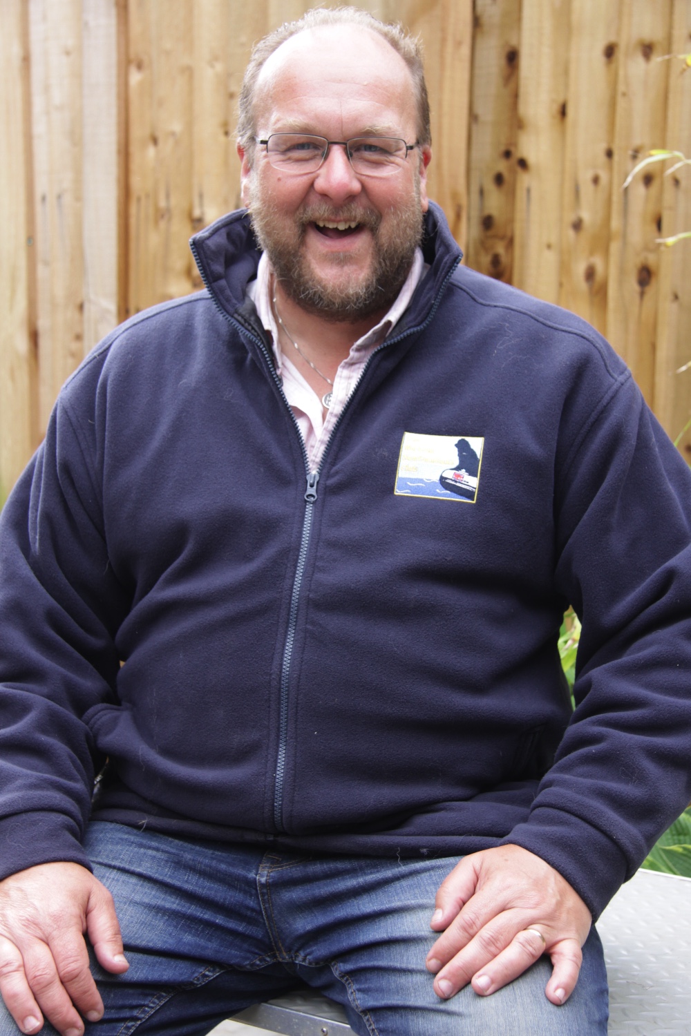 Navy Fleece Jacket - The Working Newfoundland Club